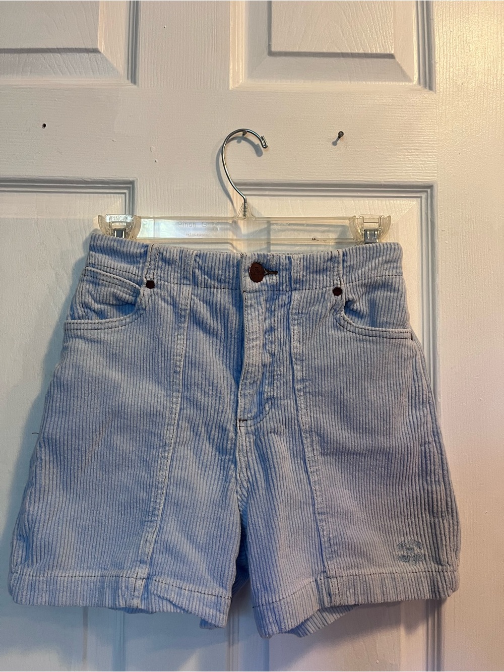 Wrangler Light Blue Corduroy Women's Shorts